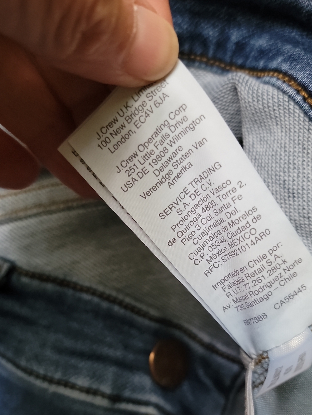J Crew Women's Mid-Rise Skinny Jeans - Blue - Picture 6 of 8